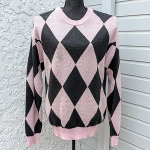 Joyrich Harlequin Wool Blend Sweater